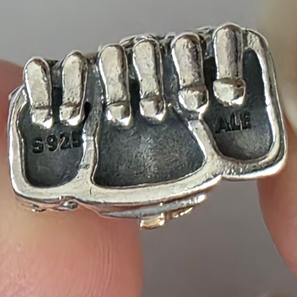 Pandora Three Wise Men Nativity Charm Two Tone 14K Gold ALE 925 Sterling Silver - Picture 4 of 8